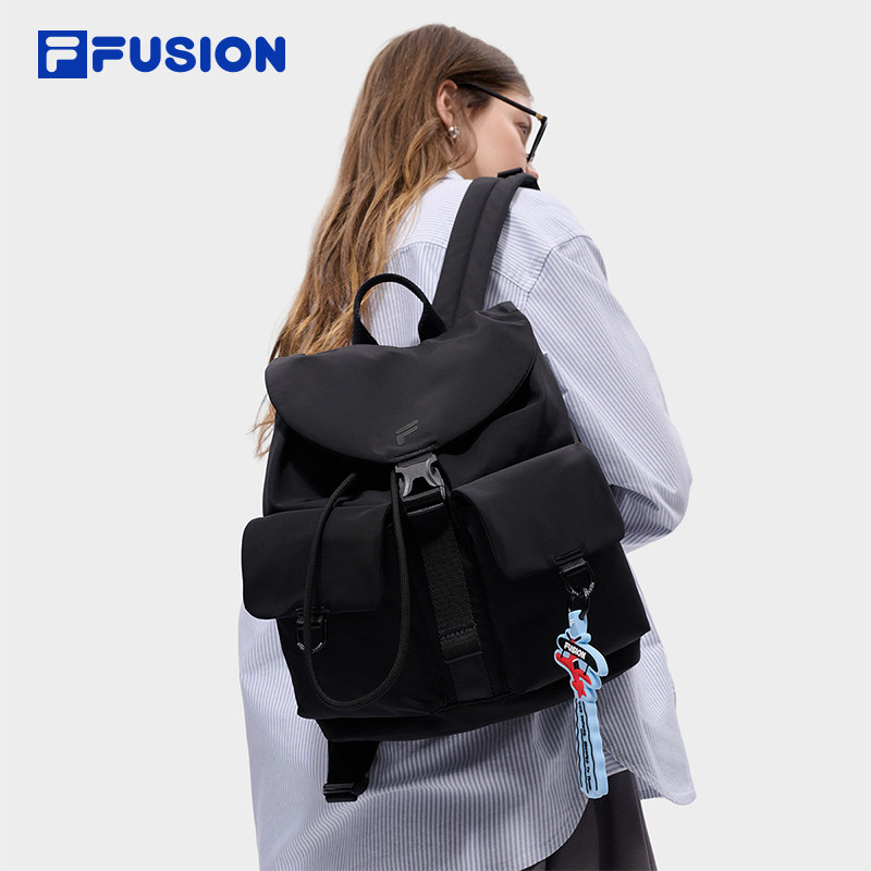 FILA FUSION斐乐背包2026年夏季新款包包休闲双肩包轻