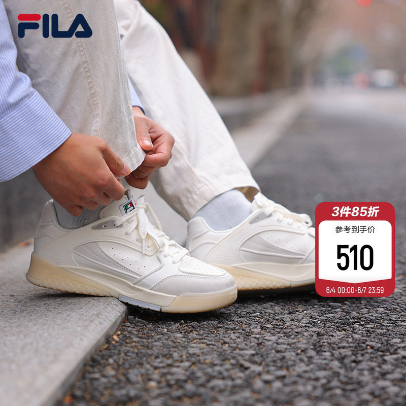 桂冠鞋|王阳同款FILA 斐乐男鞋OLIVE板鞋夏新款小白鞋休闲运动鞋