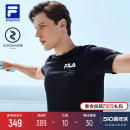 斐乐男子短袖 FILA T恤夏新款 透气简约运动健身服休闲上衣投篮服