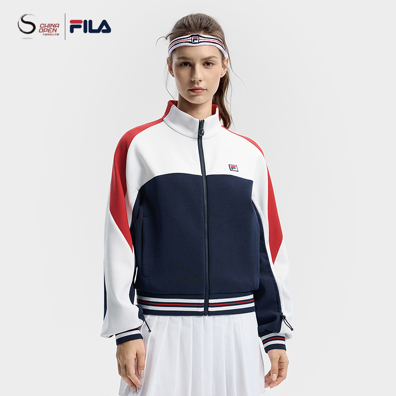FILA斐乐女士针织长袖外套