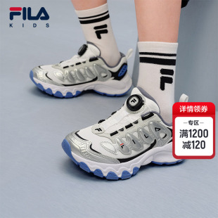 KIDS斐乐童鞋 男女大童旋钮运动鞋 儿童复古跑鞋 新款 2026春季 FILA