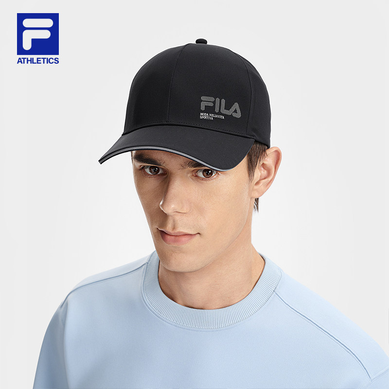 棒球帽|FILA 斐乐官方男情侣新款吸湿速干硬顶遮阳帽健身运动帽