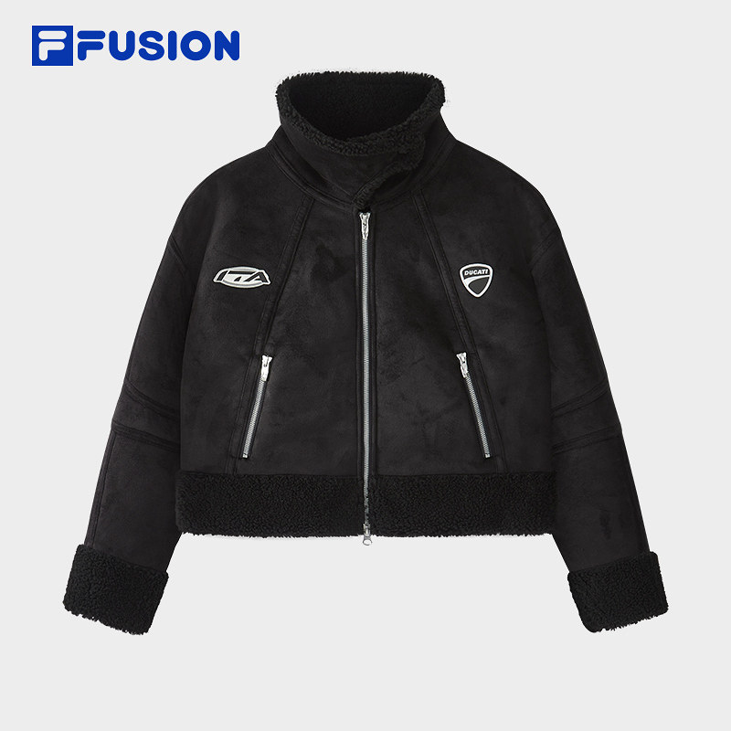 FILA FUSION｜DUCATI斐乐潮牌女装外套2025冬季新款仿羊羔绒上衣,运动服/休闲服装,运动茄克/外套,淘宝优惠券,粉丝福利购,淘宝优惠卷