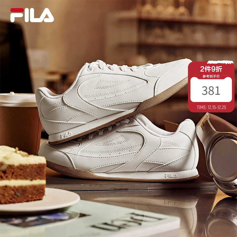用480-60消费券，245亓 1、右上角“淘金币”加1件 FILA斐乐官方女鞋德训鞋 - 线报酷
