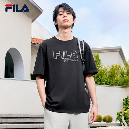 FILA斐乐男子针织短袖衫