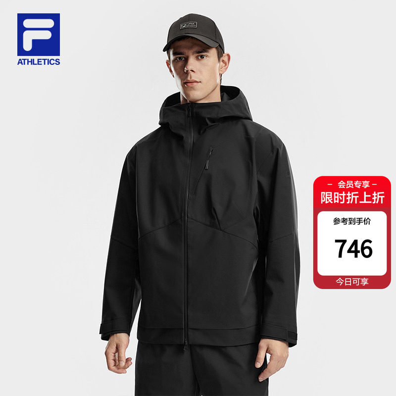 【宁泽涛同款】丨FILA斐乐连帽外套26夏新款男子健身运动轻薄上衣