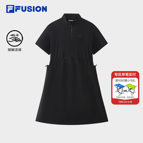 FILAFUSION斐乐女士梭织连衣裙