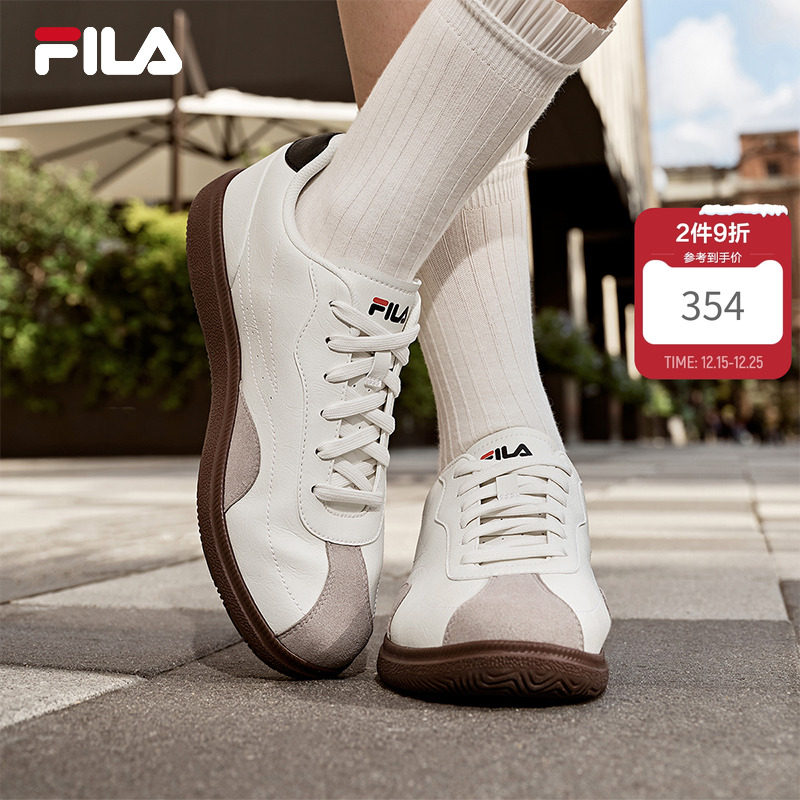 星峦鞋|FILA 斐乐女子秋季薄底板鞋休闲鞋运动鞋子舒适轻便小白