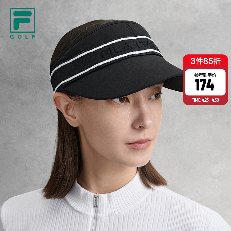 空顶帽|FILA 斐乐官方女帽2026春季新款高尔夫运动帽遮阳帽鸭舌帽