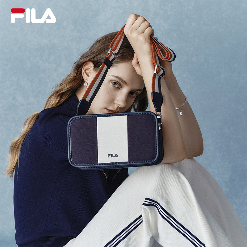 方块包|FILA 斐乐官方女包夏季新款休闲包包单肩包斜挎包随身包