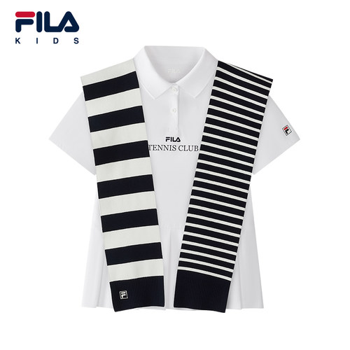FILAKIDS斐乐针织短袖POLO衫