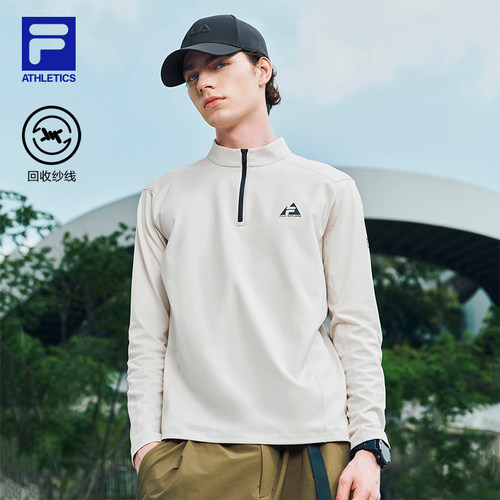 FILA斐乐男士针织长袖上衣