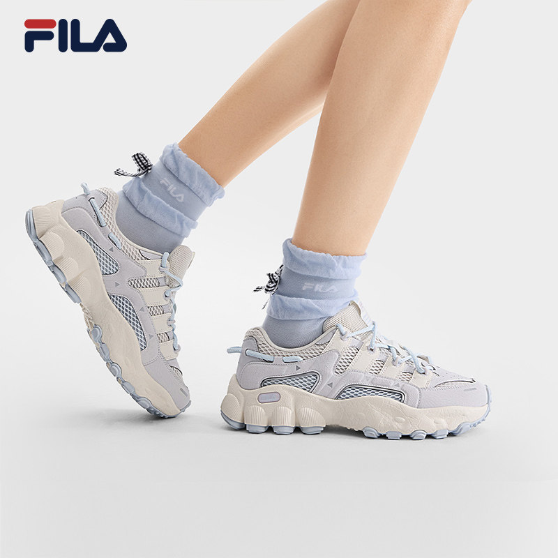 比拉鞋|FILA 斐乐厚底女鞋老爹鞋2026夏季新款透气休闲鞋子