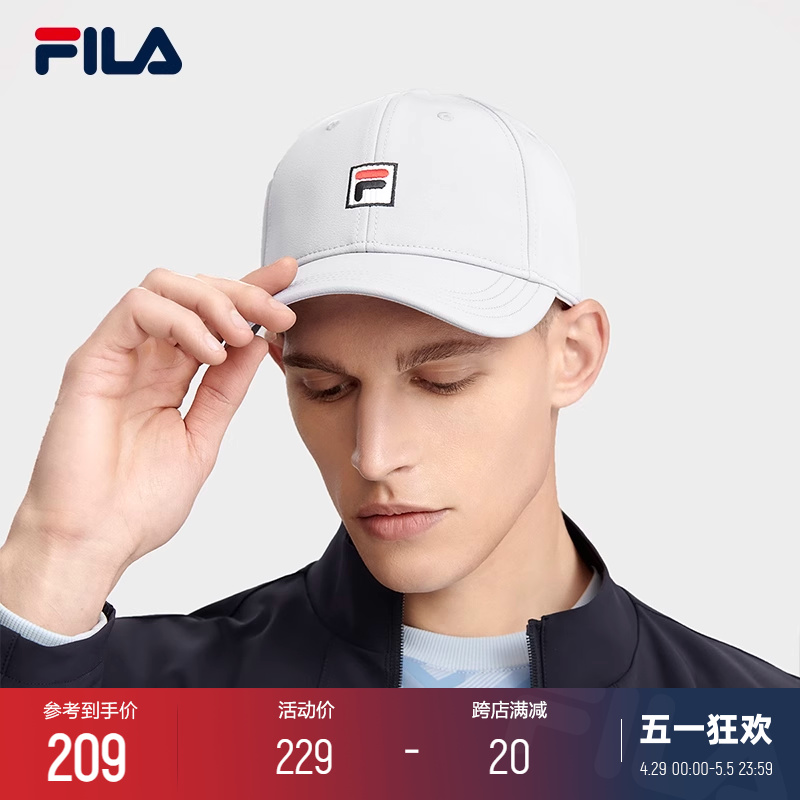 FILA 斐乐官方棒球帽男情侣棒球帽时尚休闲帽鸭舌帽遮阳帽女帽子 运动包/户外包/配件 运动帽 原图主图