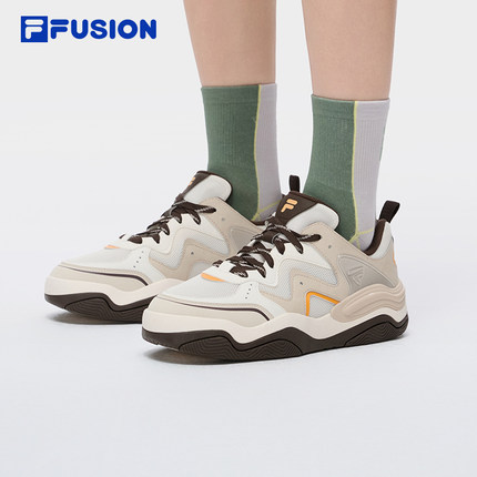 KICK 3丨章昊同款 FILA FUSION斐乐情侣板鞋夏季新款男鞋透气女鞋