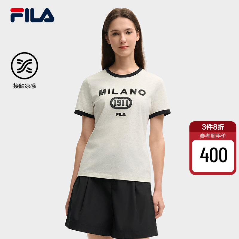 FILA斐乐女士针织短袖衫