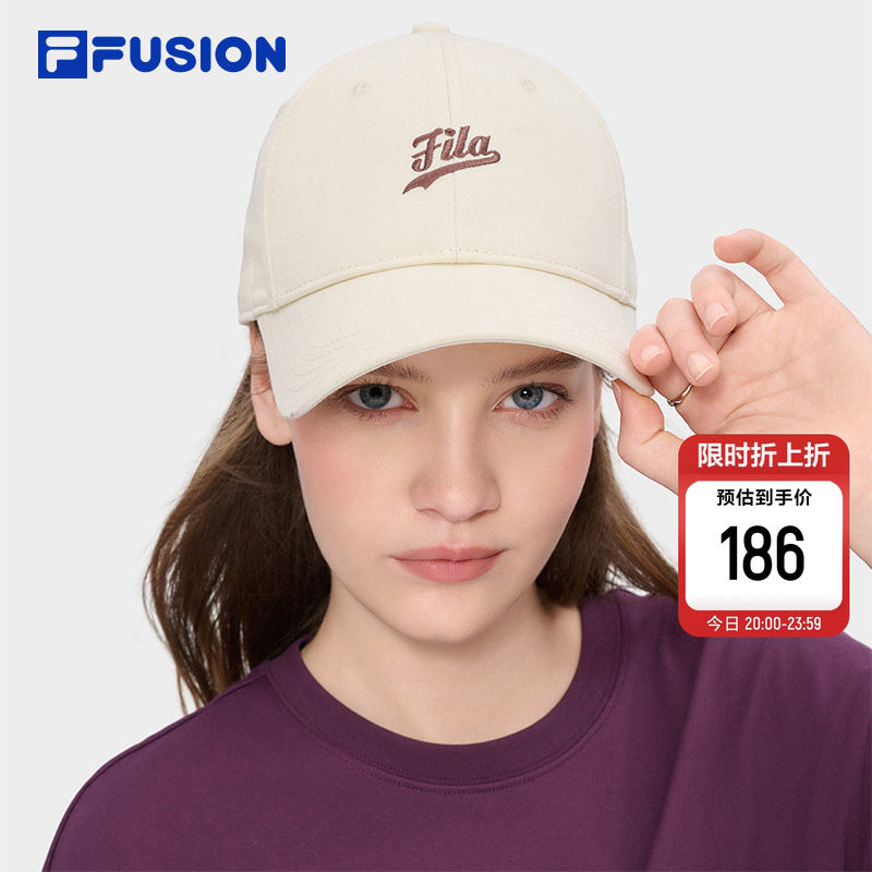 FILA FUSION斐乐官方帽子硬顶棒球帽2026新款遮阳帽鸭