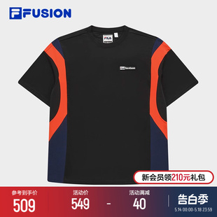 衫 T恤 2024夏季 FACETASM斐乐潮牌男子针织短袖 FUSION 新款 FILA