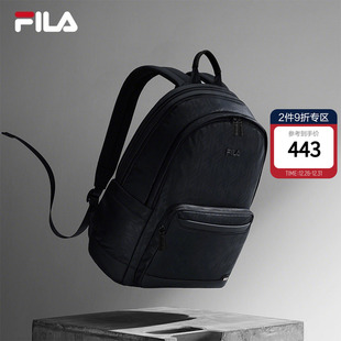 多隔层通勤商务时尚 斐乐官方男士 休闲双肩大容量电脑包 FILA 背包