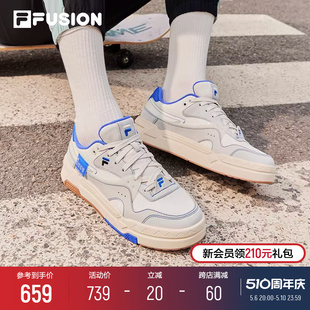 休闲鞋 FILA 百搭时尚 厚底运动鞋 FUSION斐乐潮牌BANK男鞋 滑板鞋