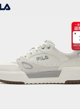 方块鞋 1S|FILA 斐乐官方男CAMPUS 1S情侣板鞋新款小白鞋休闲鞋子