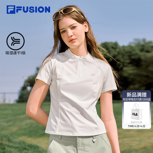 FILAFUSION斐乐女子短袖T