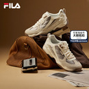 德训鞋 2025秋季 银色运动鞋 FILA 子飞泉鞋 斐乐女鞋 鞋 杨幂同款 新款