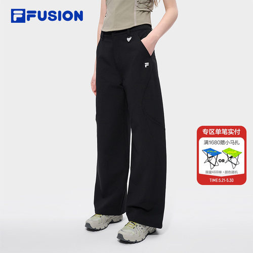 FILAFUSION斐乐女子梭织长裤