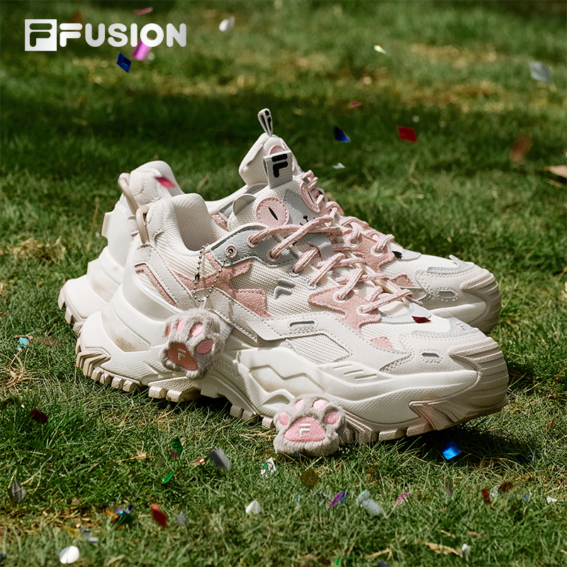 赵露思同款丨FILA FUSION 斐乐硬糖女鞋夏季新款厚底老爹鞋休闲鞋