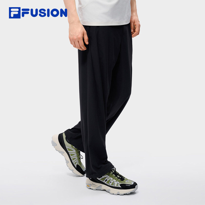 田曦薇同系列FILA FUSION斐乐潮牌男长裤2026夏新款休