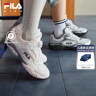 夏季 FILA KIDS斐乐童鞋 儿童薄底跑鞋 男女大童芭蕾运动卵石德训鞋