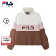 FILA 儿童舒适立领休闲上衣 新款 KIDS斐乐童装 女大童卫衣2026春季