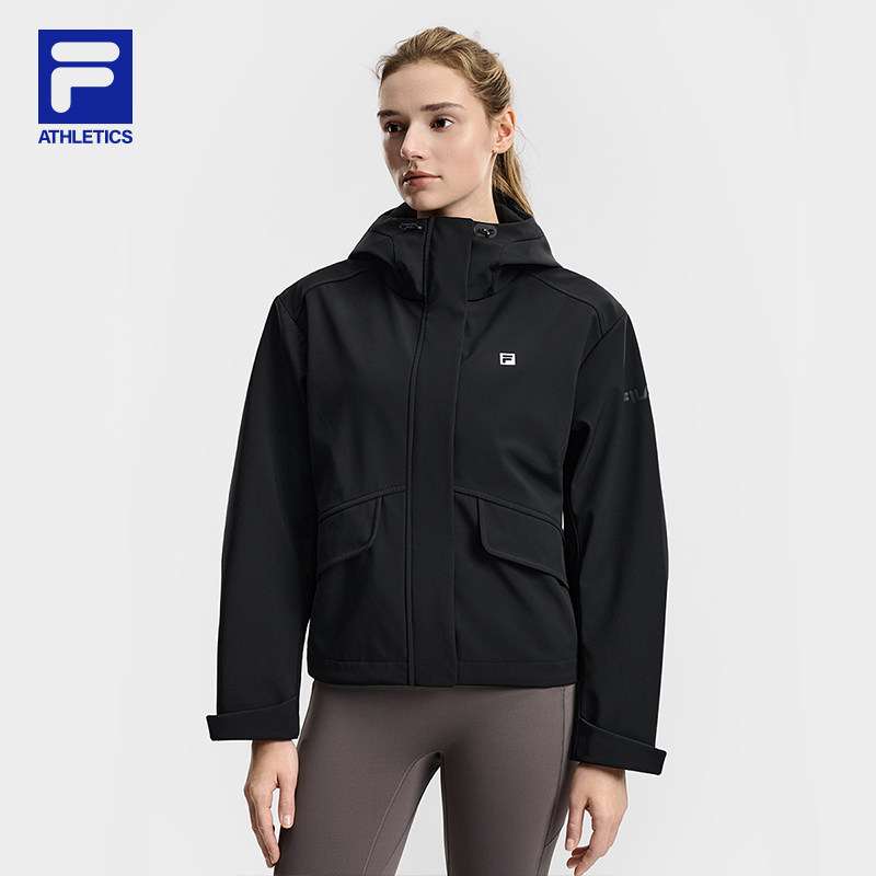 FILA 斐乐官方女梭织外套26春新款健身运动跑步宽松加绒连帽上衣,运动服/休闲服装,运动茄克/外套,淘宝优惠券,粉丝福利购,淘宝优惠卷