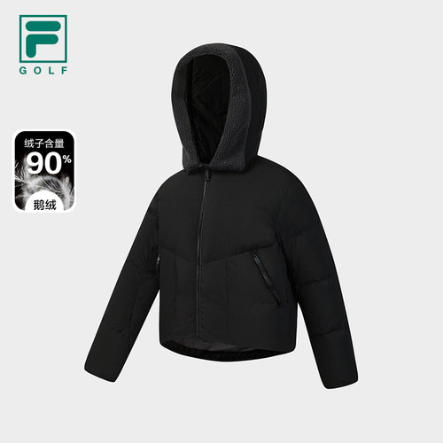 FILA斐乐女士基础连帽羽绒服