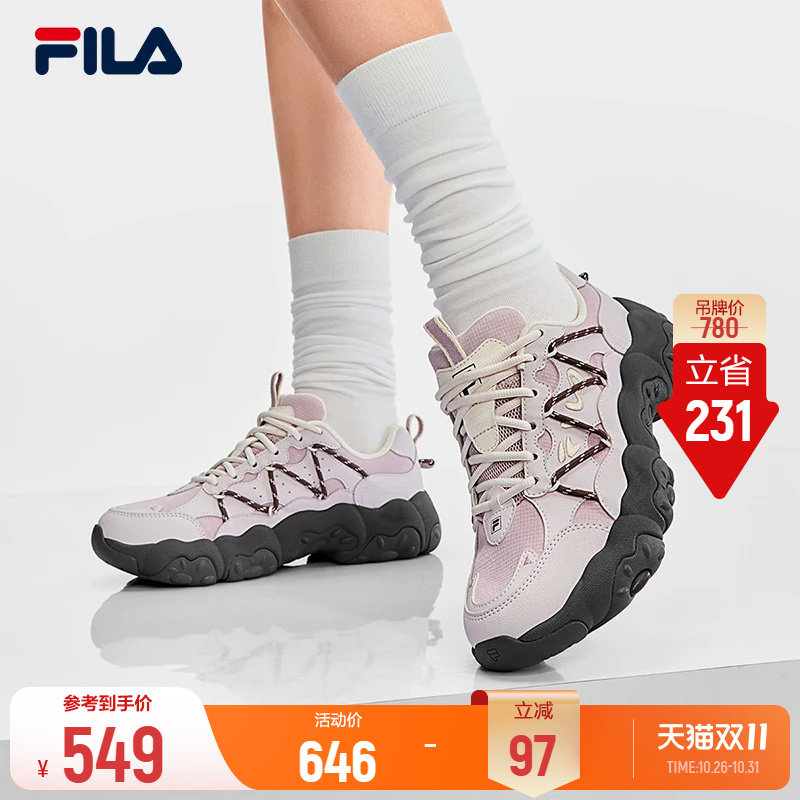 斐乐猫爪6丨FILA老爹鞋26秋季新款女鞋厚底增高通勤出片休闲鞋
