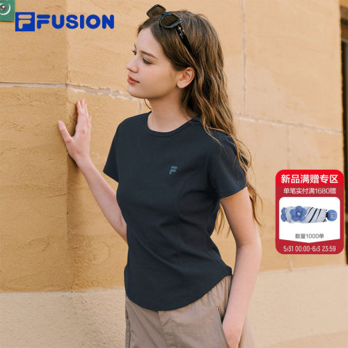 FILAFUSION斐乐潮牌短袖T