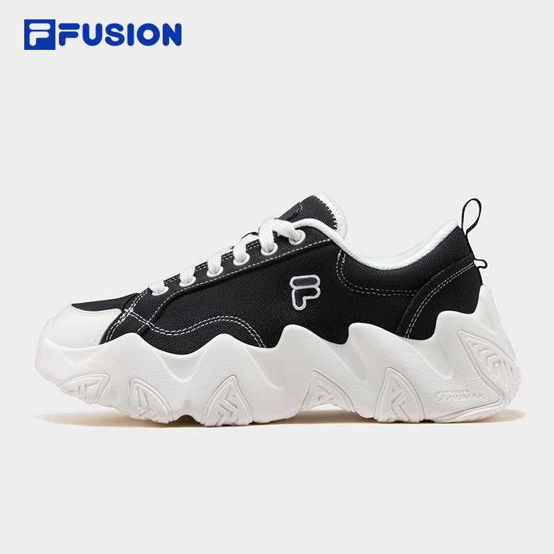 斐乐海星鞋丨FILA FUSION厚底帆布鞋老爹鞋26新款女鞋增高运动鞋