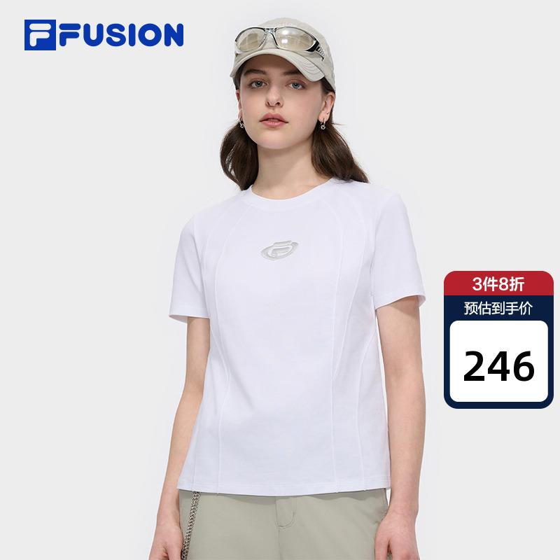 FILAFUSION斐乐潮牌短袖T