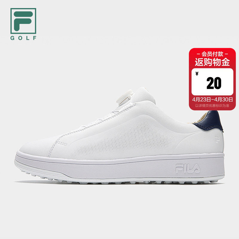 1911|许龙一FILA斐乐高尔夫球鞋男鞋2026夏新款软钉鞋牛皮高球鞋