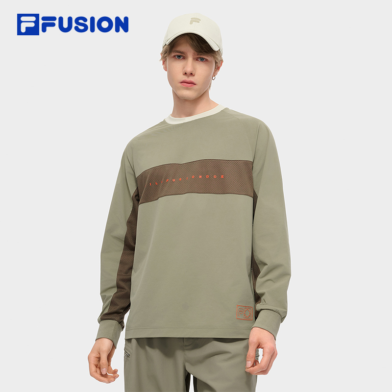 FILAFUSION斐乐潮牌针织长袖衫