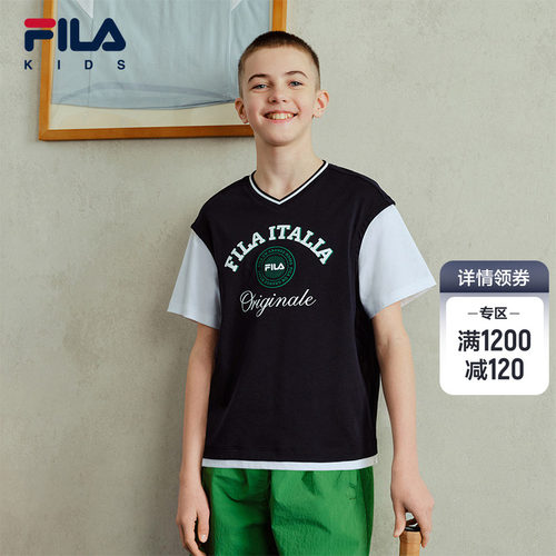 FILAKIDS斐乐儿童短袖T恤