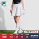 FILA 斐乐官方女士针织裙2024春新款 高尔夫运动宽松百褶裙半身裙