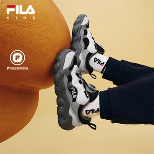 FILA KIDS斐乐童鞋儿童篮球鞋2025冬季新款男女大童旋钮运动鞋
