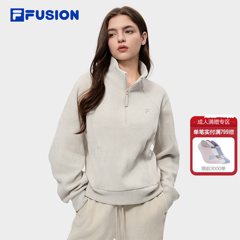 FILAFUSION斐乐女子套头卫衣