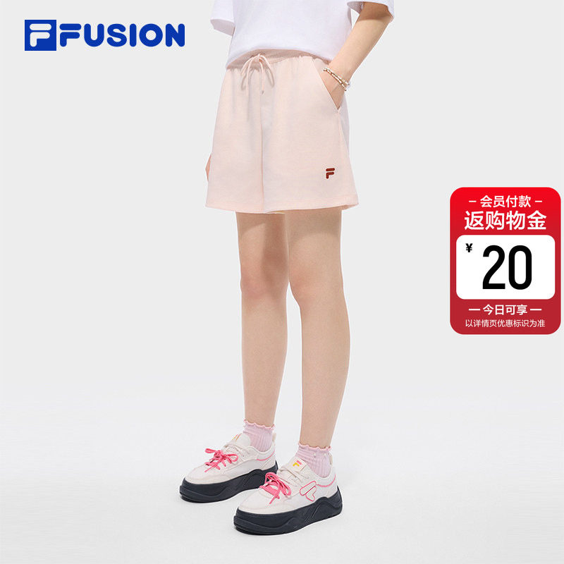 FILA FUSION斐乐潮牌短裤2026夏季新款女裤多色休闲运