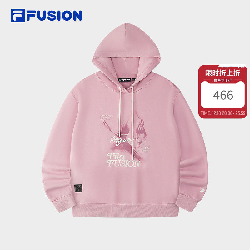 FILAFUSION斐乐女子连帽卫衣