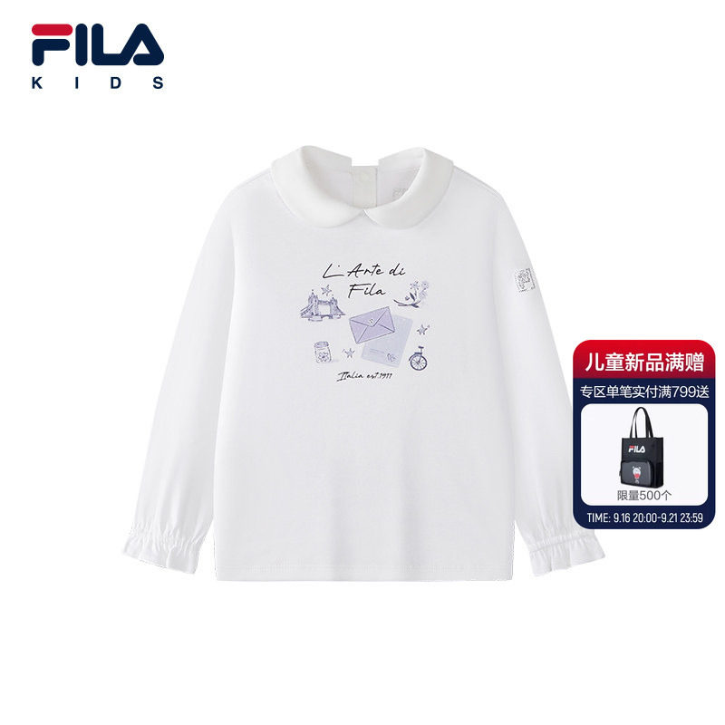 FILAKIDS斐乐女小童长袖T恤图片