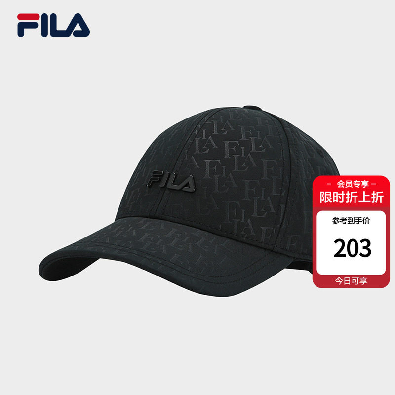 斐乐硬顶棒球帽丨FILA休闲运动帽图片