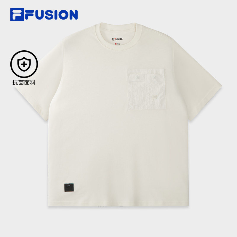 章昊同款FILA FUSION斐乐潮牌男子短袖衫2026春季新款