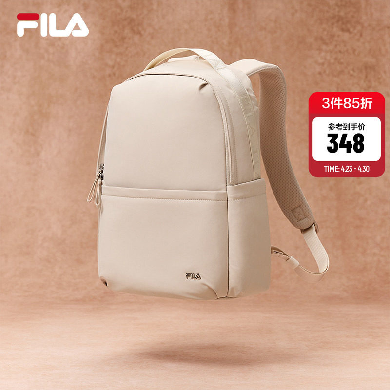 背包|FILA 斐乐官方女包新款时尚开学尼龙面料简约双肩包包电脑包